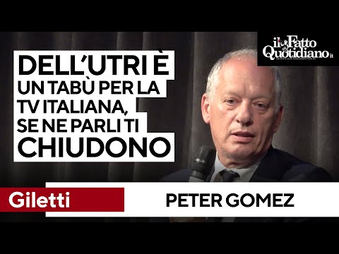 Caso Giletti, Gomez: "Dell'Utri nella tv italiana è una sorta di tabù. Le trasmissioni saltano"