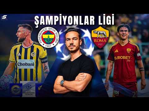 🔴CANLI | FENERBAHÇE - ROMA | Şampiyonlar Ligi Maçı | Kadıköy'de Dev Gece! 🏆