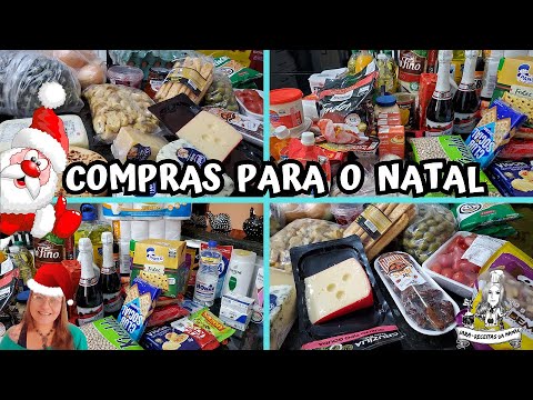 COMPRAS DO MÊS DE DEZEMBRO COM COISAS PARA A CEIA DE NATAL