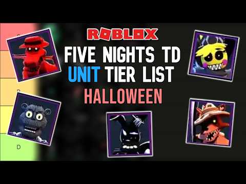 Halloween Update SURPRISES in Five Nights TD Tier List