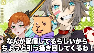 【APEXランク】ちょっと2人で配信してるらしいから引っ掻き回してくるわ！