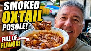 Smoked Oxtail Posole | Rich and Smoky New Mexico Red Chile Flavor!
