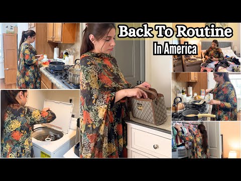 "PAKISTANI MOM" Back To Routine In AMERICA🇺🇸