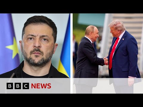 YouTube video thumbnail: Zelensky to Meet Trump in Washington After Alaska Summit Ends Without Ceasefire Deal
