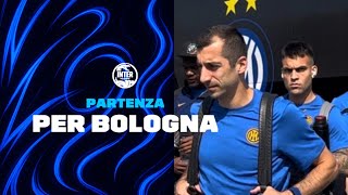 La partenza dell’Inter per Bologna #InterPerSempre