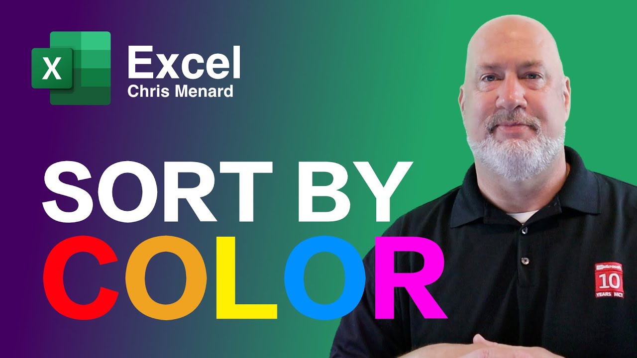 Excel – Sort by Color and Sort Using Conditional Formatting