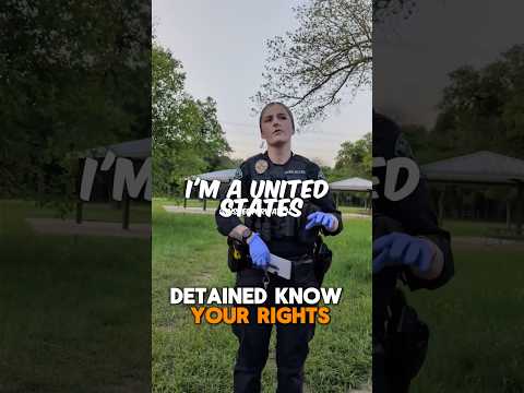 Cop faces a citizen who understands the law