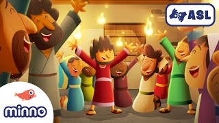 The Story of the Holy Spirit at Pentecost (with ASL) | ASL Bible Stories for Kids