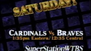 March 30, 1985 Cardinals vs Braves Spring Training SuperStation WTBS Promo