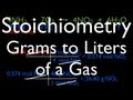 Stoichiometry and Gas Laws