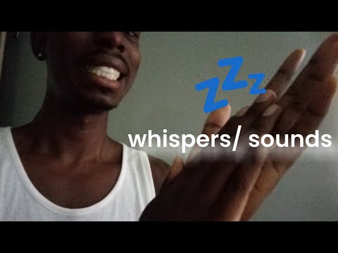[ASMR] whispering and sounds for relaxation