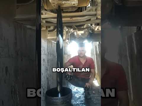 ustalar motor yağı değiştirirken elleriyle dokunma sebepleri var.