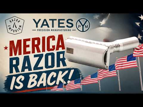 🇺🇸 Merica Safety Razor Is BACK! 🦅 Made in USA By Yates Precision Manufacturing