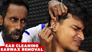 Perfect Ear Cleaning & Earwax Removal | Head Massage & Neck Cracking | Heavy Oil Body Massage | ASMR