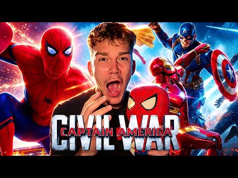 *CAPTAIN AMERICA: CIVIL WAR (2016)*WAS AMAZING!!! First Time Watching - Movie Reaction