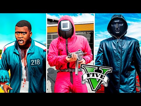 La PELICULA de LOS JUEGOS del CALAMAR en GTA 5