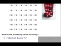 Exploring Sample Space and Simple Probability