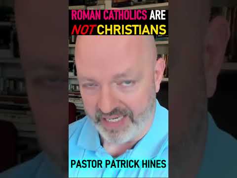 Roman Catholics are NOT Christians - Pastor Patrick Hines Podcast #shorts #christianity #popefrancis