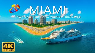 Miami 4K | Discover the Tropical BEACH paradise in Miami 4K with Deep House Chill Music