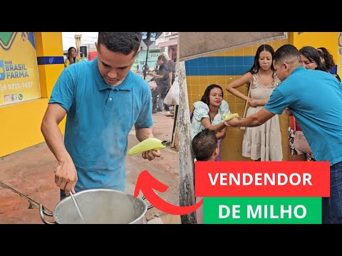 FUI VENDER MILHO NO CENTRO DA CIDADE 😂 @ElizeuSilvaTV