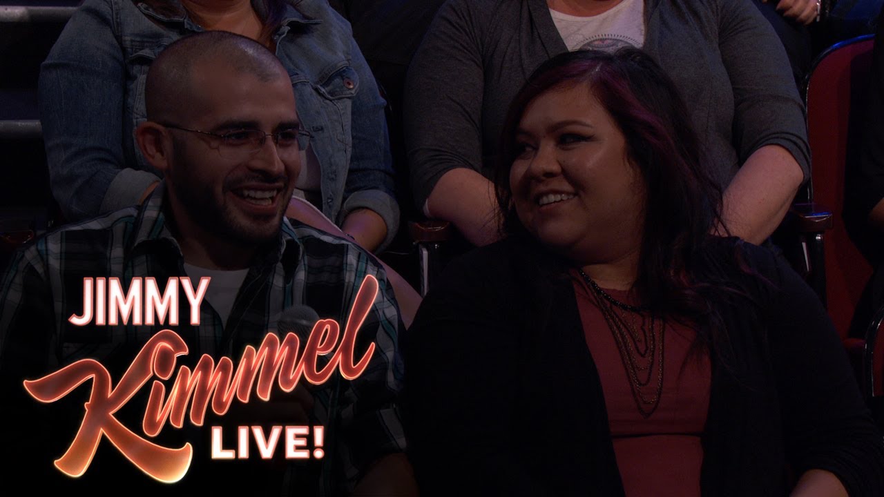 Behind the Scenes with Jimmy Kimmel & Audience (Couple Celebrating Anniversary)