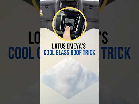Lotus Emeya gets a cool glass roof feature #shorts