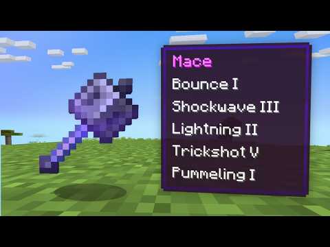 I added Mace Enchantments to Minecraft...