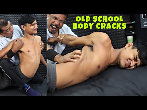 Old School Body Cracks by Asim Barber | Head Massage & Neck Cracking | Hair Cracking | ASMR