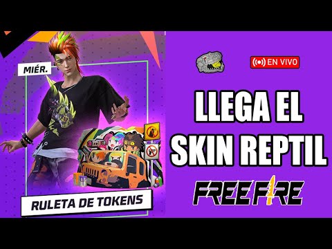 🔴 (VERTICAL) LLEGA EL SKIN REPTIL A FREE FIRE /PONCHOELREX 😎