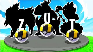 KITA CUMA DIKASIH TAU SATU HURUF UNTUK MEMILIH STARTER POKEMON YANG DI RANDOMIZE, LALU KITA BATTLE.
