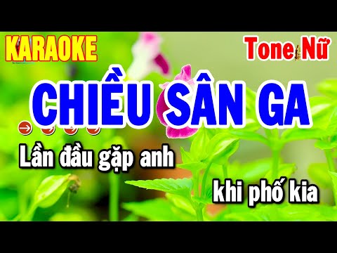 Karaoke Chiều Sân Ga Tone Nữ Nhạc Sống Rumba Dễ Hát 2025 | Thanh Hải