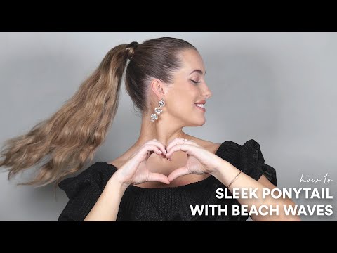 How to create beach waves with a flat iron