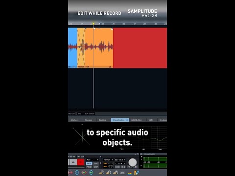 Samplitude Pro X8: Edit While Record