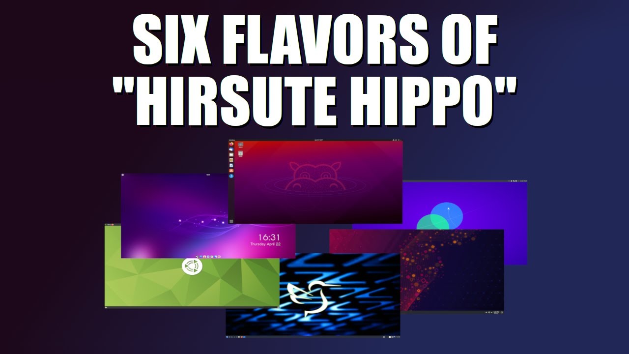 Looking At Six Flavors Of Ubuntu 21.04 -Hirsute Hippo- DistroTube