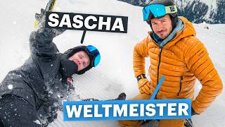 Das passiert, wenn du mit einem Ski-Weltmeister fährst…