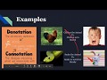 Understanding Connotations and Denotations