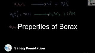 Properties of Borax
