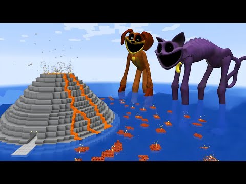 i Found Scariest CATNAP 😱 and DOG DAY in Minecraft | Minecraft Horror |