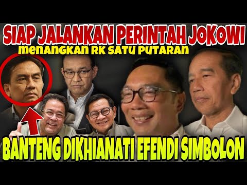 EFENDI SIMBOLON HIANATI BANTENG - AYO JALANKAN PERINTAH JOKOWI MENANGKAN RK 1 PUTARAN