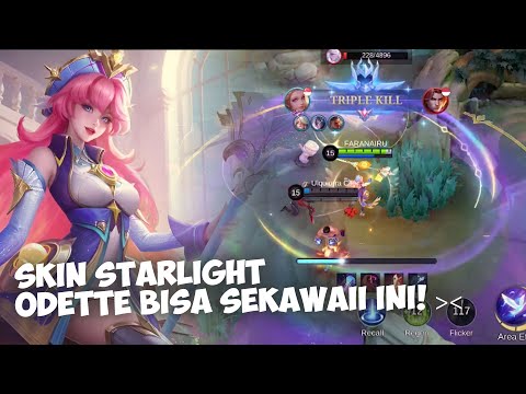 SKIN ODETTE TER-KAWAII EFEK SKILLNYA BUKAN MAEN BAGUS PARAH - MOBILE LEGENDS