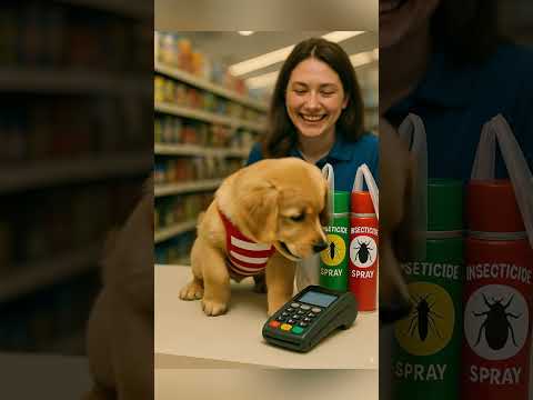 Tiny Hero: Golden Retriever Buys Bug Spray to Save Owner 🐕