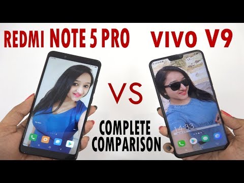 Redmi Note 5 Pro VS VIVO V9 - FULL COMPARISON - In Hindi