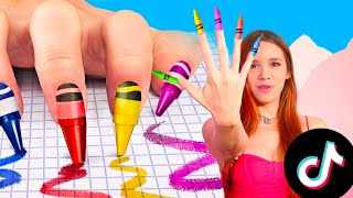 PROBANDO LOS HACKS DE ARTE MÁS RIDÍCULOS DE TIKTOK