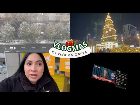 Vlogmas 1 🎄 la primer nevada en Seúl + existe el aguinaldo? + iré a México pronto