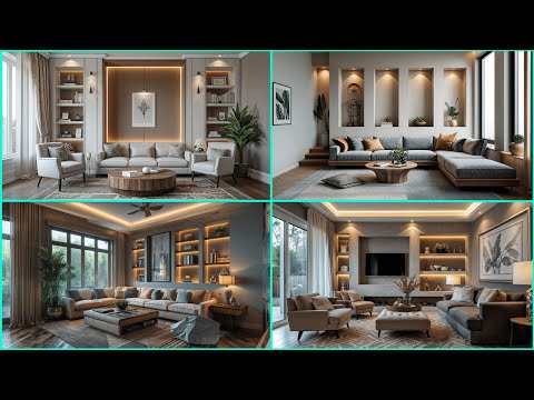 Beautiful Recessed Wall Niches Design For Modern Home Interior Living Room Accent Wall Decor Designs