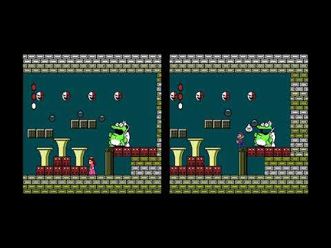 Super Mario Bros. 2 (USA) - Level 7-2 - Dual-Sync