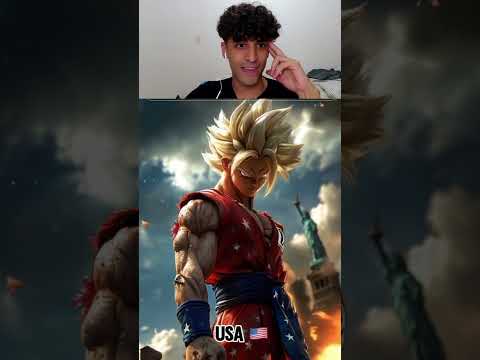 se cada PAÍS tivesse um GOKU 😱