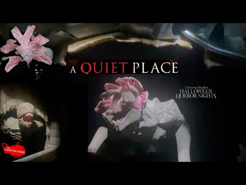 A Quiet Place Maze [4K-60] Halloween Horror Nights 2024