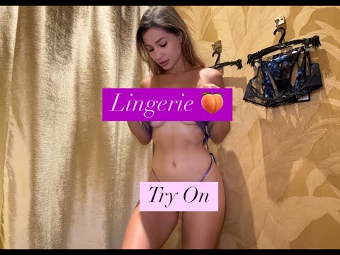 DRESSING ROOM  Try On Lingerie With Me!
