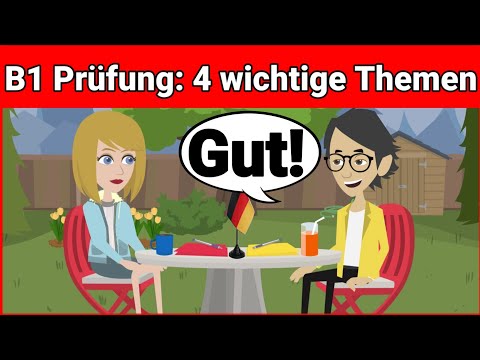 Mündliche Prüfung Deutsch B1 | Gemeinsam etwas planen/Dialog | 4 wichtige Themen | sprechen Teil 3